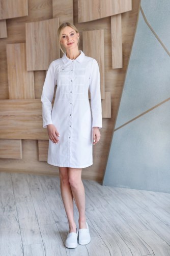 женский медицинский халат 